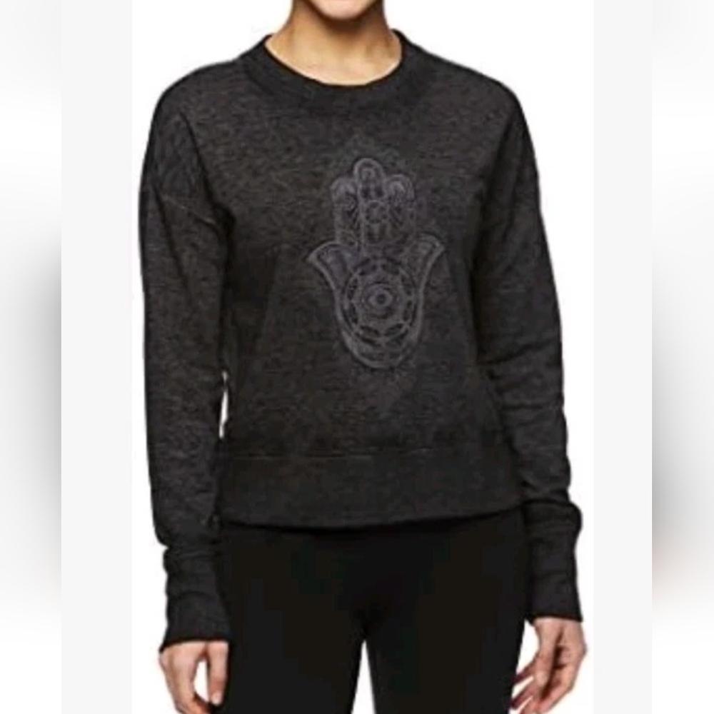 Gaiam hamsa yoga sweatshirt
